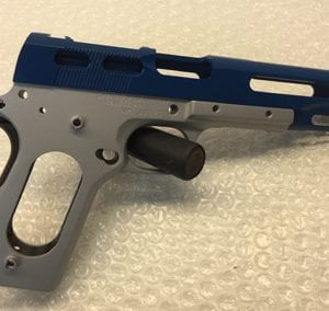 Gray Blue Pistol