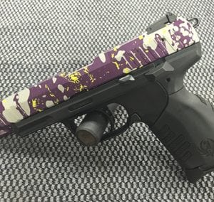 Purple White Pistol