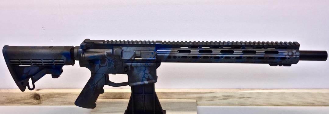 Blue silver AR