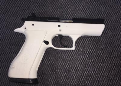 Black White Handgun