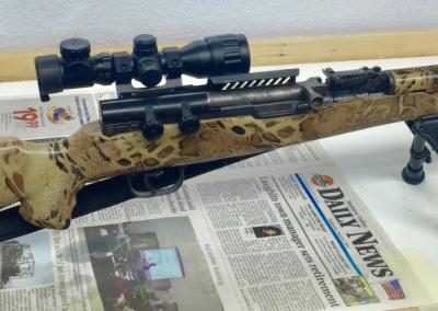 Snake Skin Bolt Action Rifle